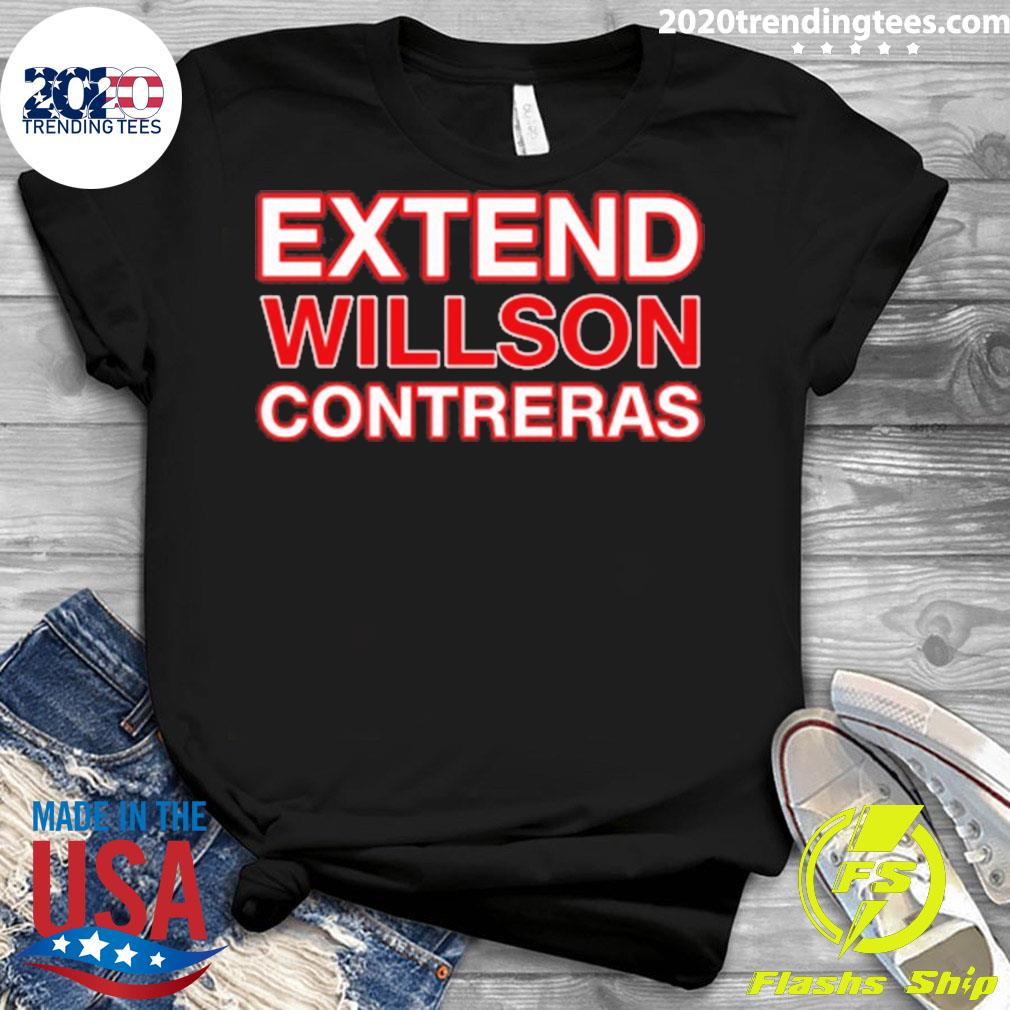 Official extend Willson Contreras - Adult & Kids T-Shirts, Sweatshirts & Hoodies apparel design preview 3