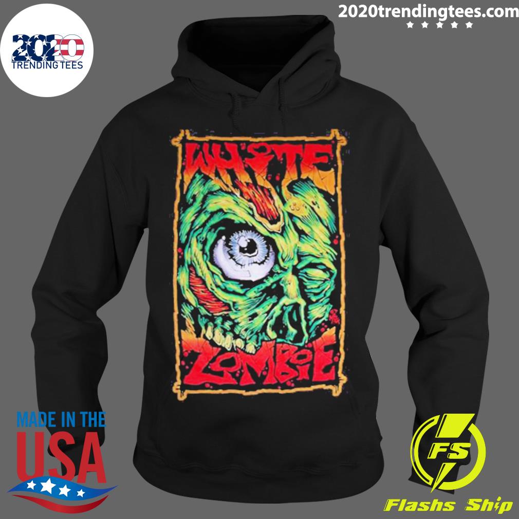 Official eye White Zombie - Adult & Kids T-Shirts, Sweatshirts & Hoodies apparel design preview 2