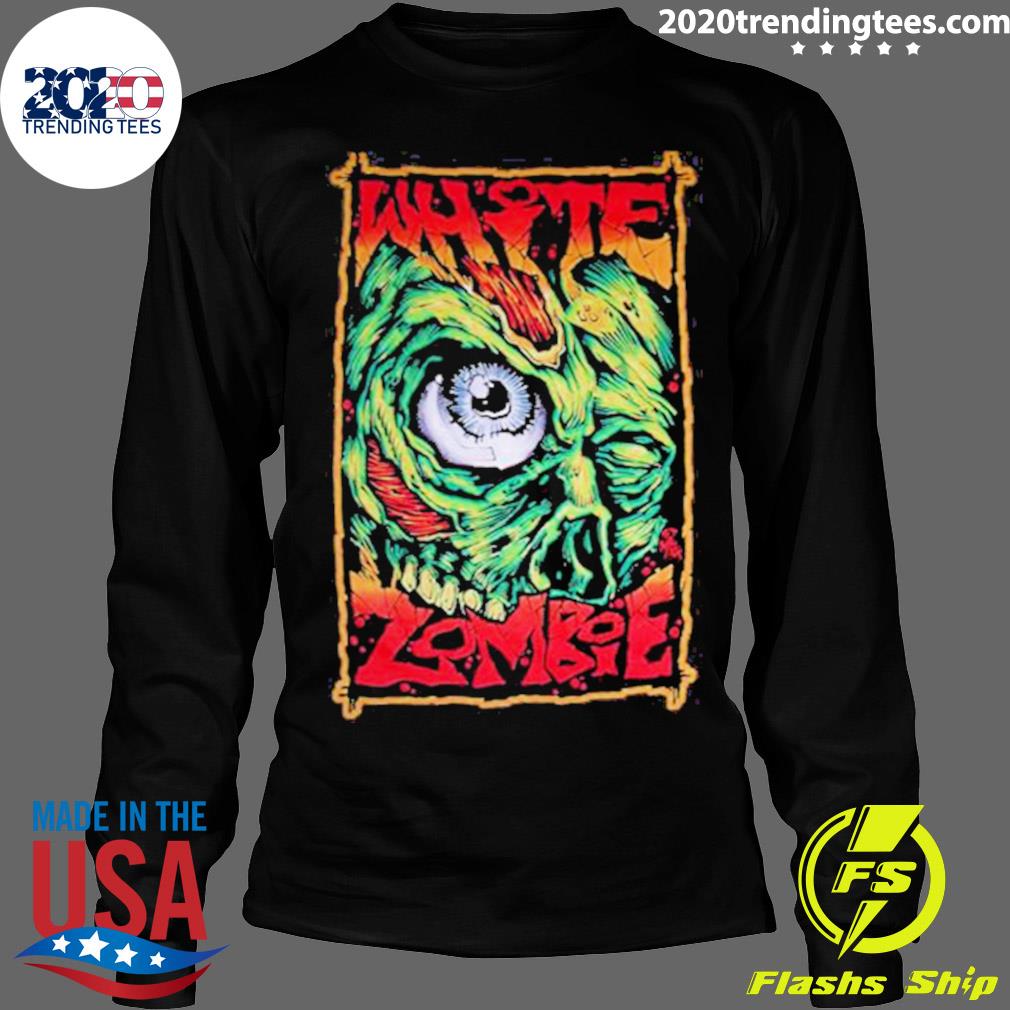 Official eye White Zombie - Adult & Kids T-Shirts, Sweatshirts & Hoodies apparel design preview 4