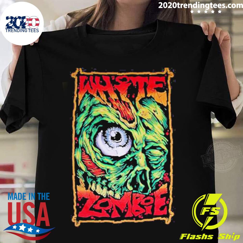 Official eye White Zombie - Adult & Kids T-Shirts, Sweatshirts & Hoodies apparel design preview 1