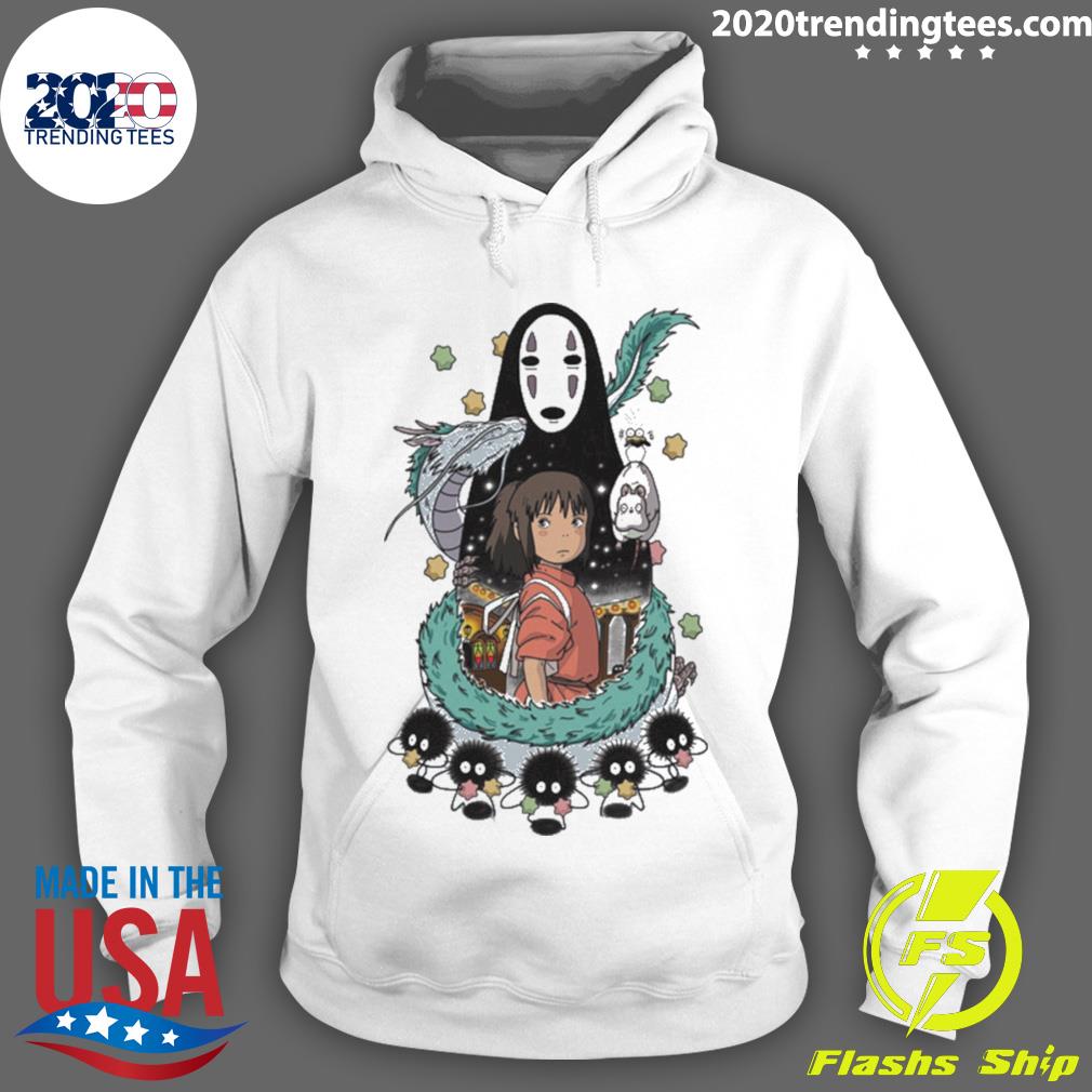 Official faceless spirited away anime studio ghibli - Adult & Kids T-Shirts, Sweatshirts & Hoodies apparel design preview 2