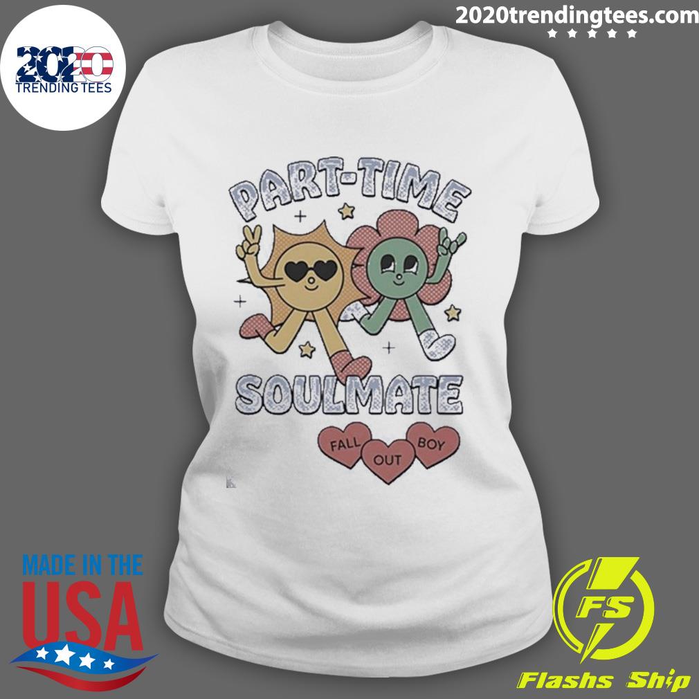 Official fall Out Boy Part-Time Soulmate - Adult & Kids T-Shirts, Sweatshirts & Hoodies apparel design preview 3