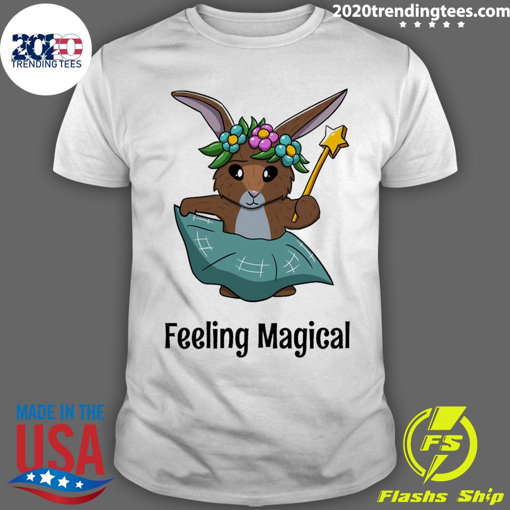 Official feeling Magical Rabbit - Adult & Kids T-Shirts, Sweatshirts & Hoodies apparel design preview 1