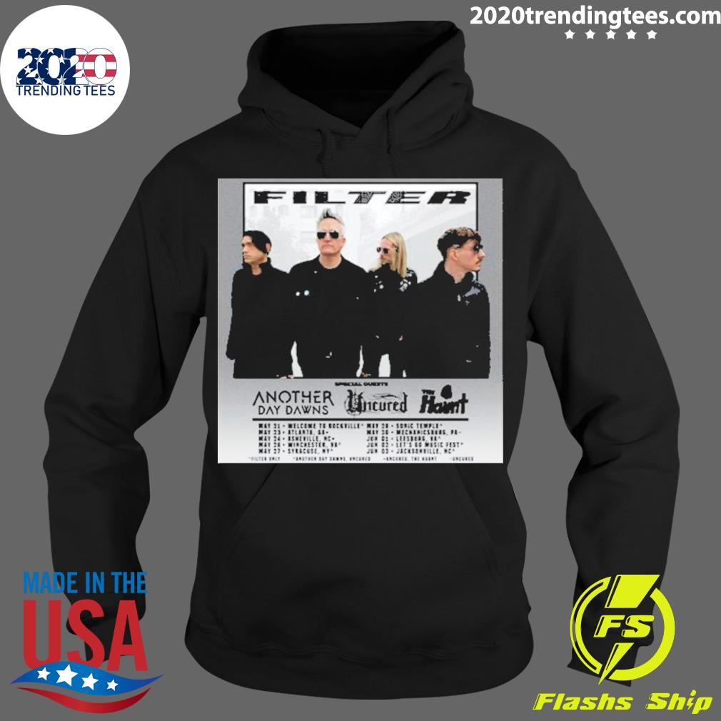 Official filter Tour 2023 Dates - Adult & Kids T-Shirts, Sweatshirts & Hoodies apparel design preview 2