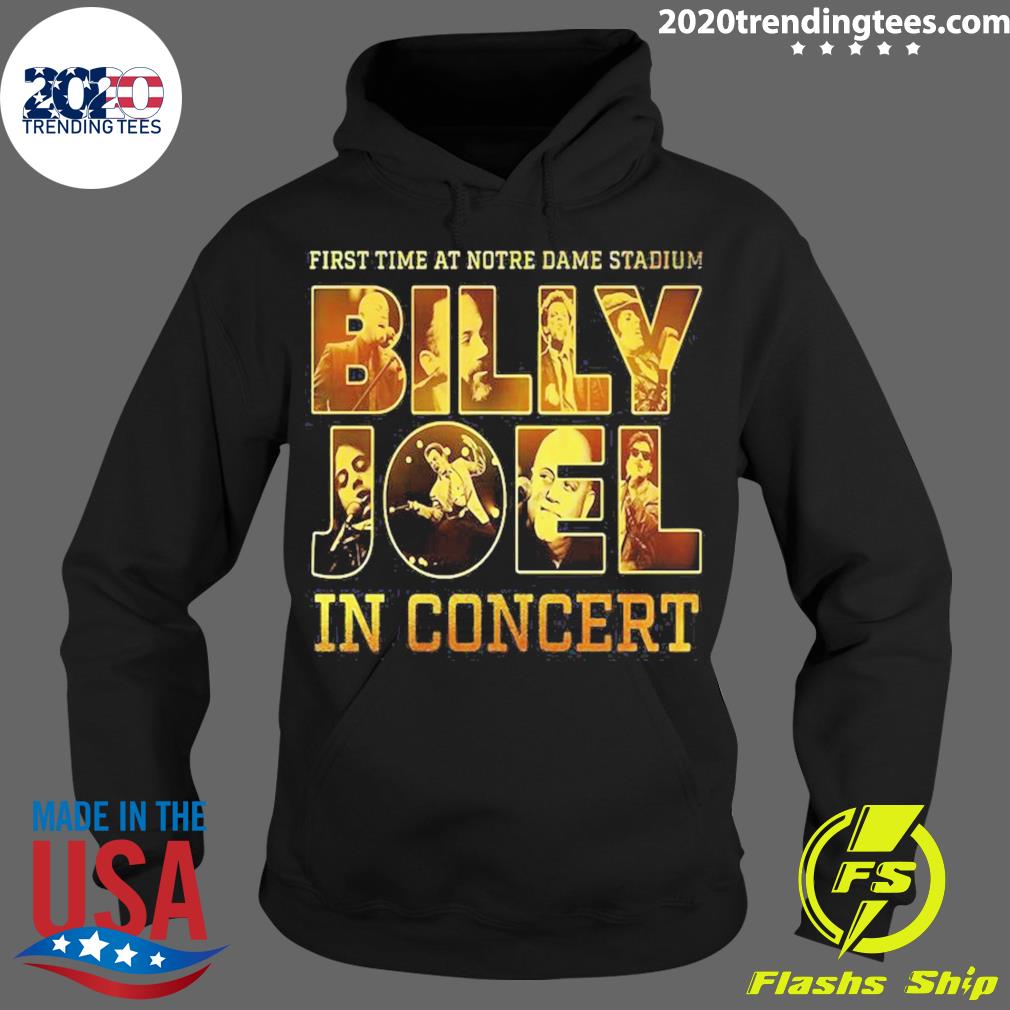 Official first Time At Notre Dame Stadium Billy Joel - Adult & Kids T-Shirts, Sweatshirts & Hoodies apparel design preview 2
