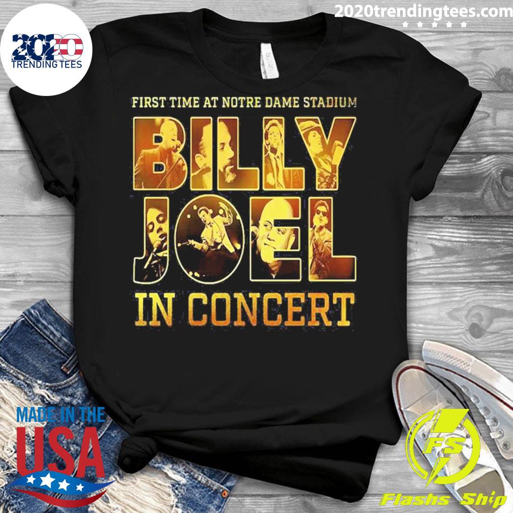 Official first Time At Notre Dame Stadium Billy Joel - Adult & Kids T-Shirts, Sweatshirts & Hoodies apparel design preview 3