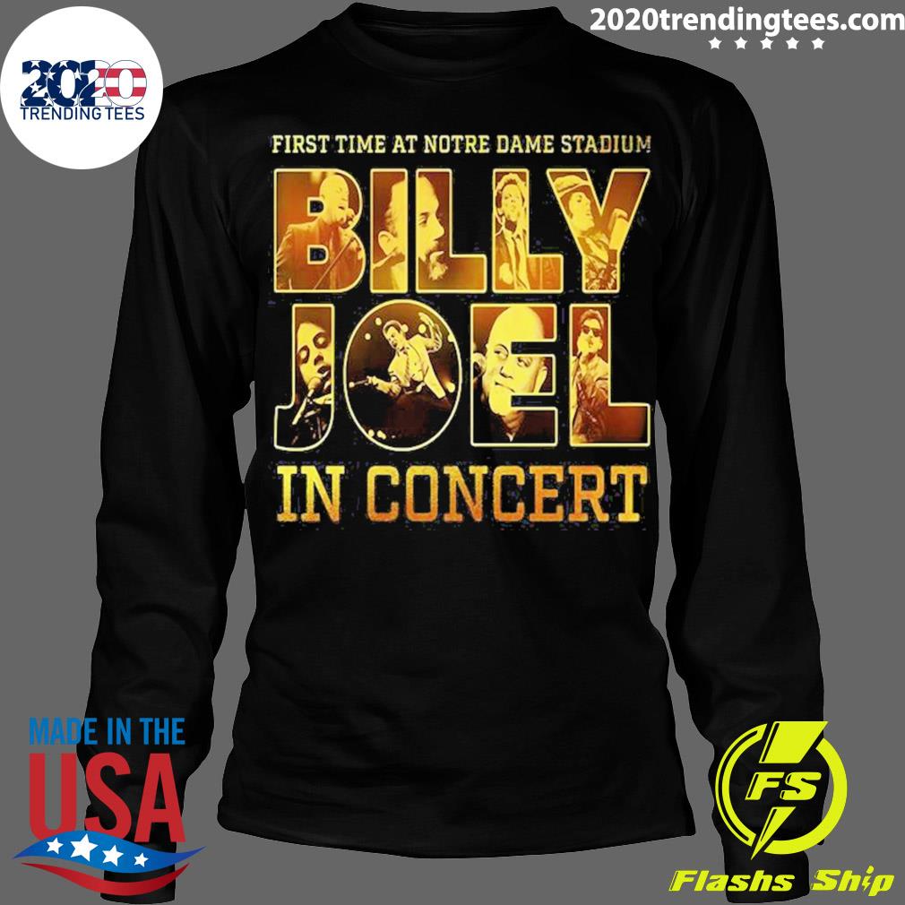 Official first Time At Notre Dame Stadium Billy Joel - Adult & Kids T-Shirts, Sweatshirts & Hoodies apparel design preview 4