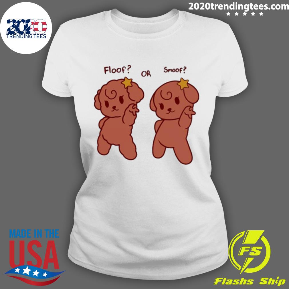 Official floof Or Smoof - Adult & Kids T-Shirts, Sweatshirts & Hoodies apparel design preview 3