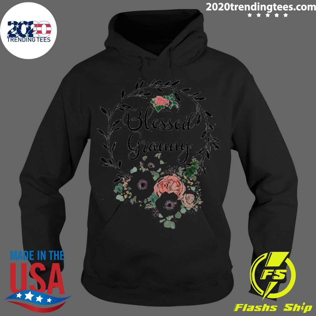 Official floral Wreath Heart Mother's Day Blessed - Adult & Kids T-Shirts, Sweatshirts & Hoodies apparel design preview 2