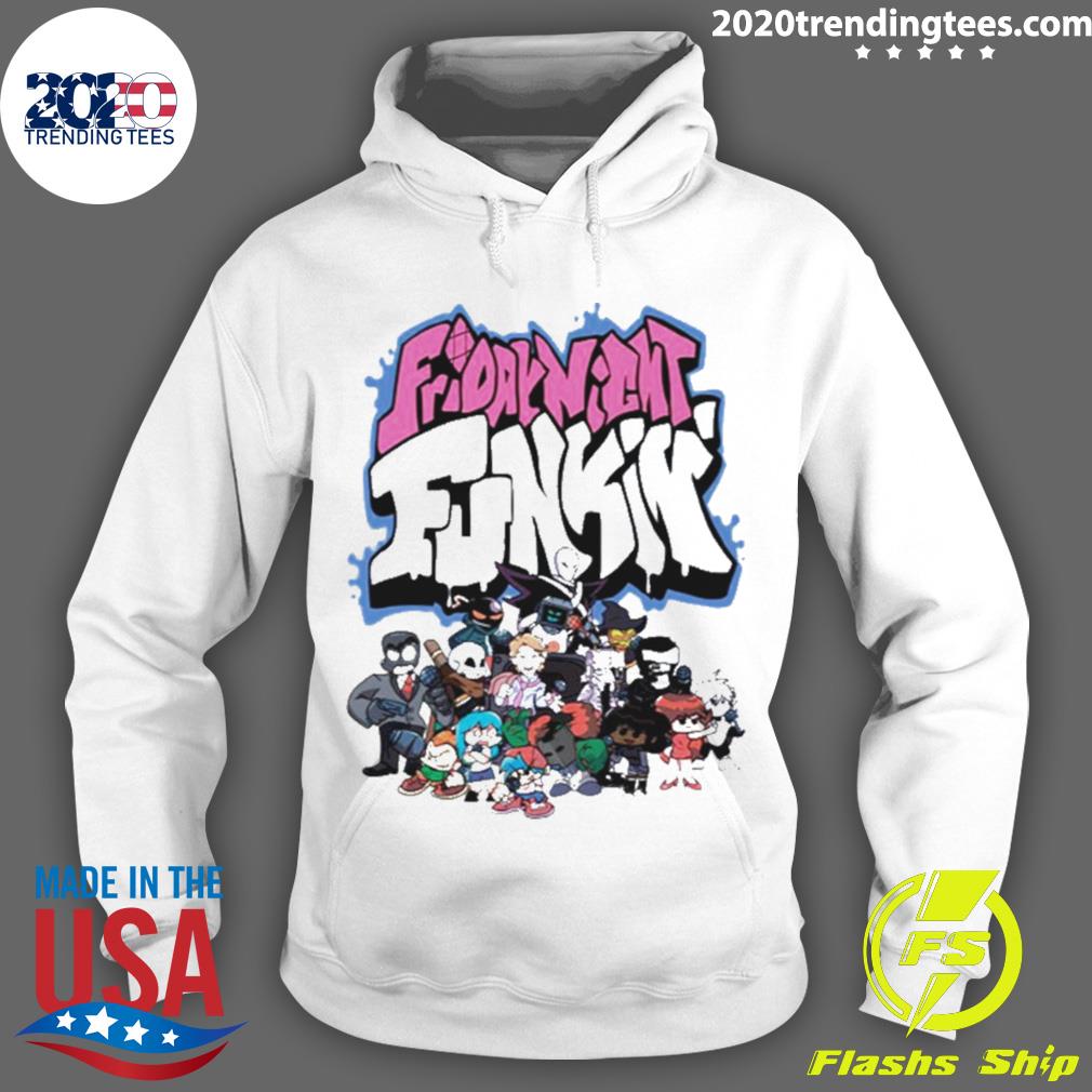 Official fnf Characters Mod - Adult & Kids T-Shirts, Sweatshirts & Hoodies apparel design preview 2