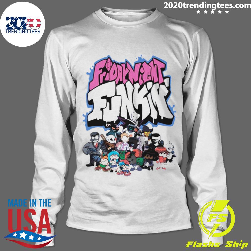 Official fnf Characters Mod - Adult & Kids T-Shirts, Sweatshirts & Hoodies apparel design preview 4
