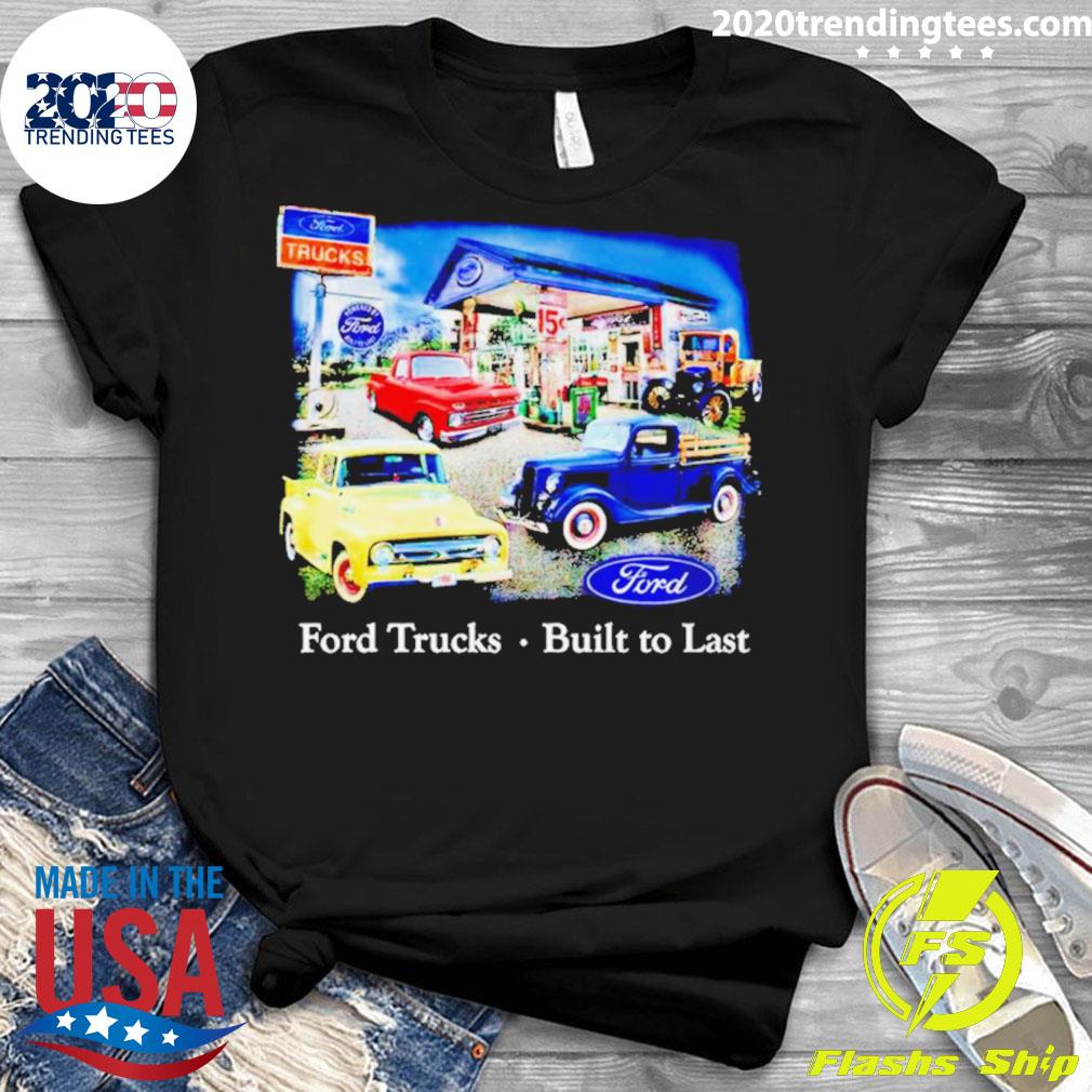 Official ford Trucks Built To Last - Adult & Kids T-Shirts, Sweatshirts & Hoodies apparel design preview 3