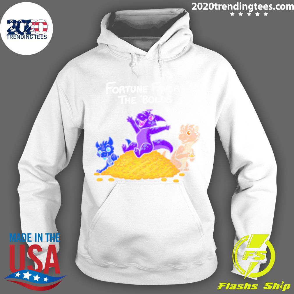 Official fortune Favors The 'bolds - Adult & Kids T-Shirts, Sweatshirts & Hoodies apparel design preview 2
