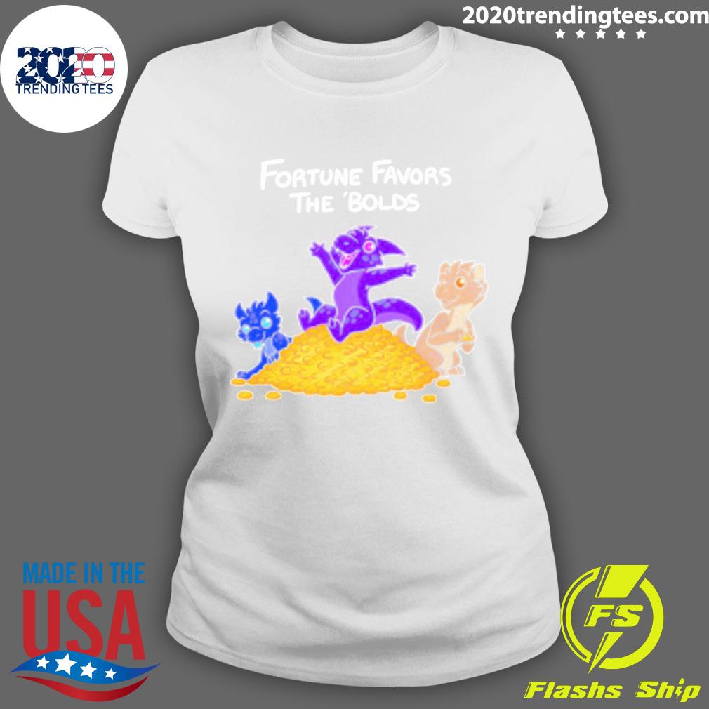 Official fortune Favors The 'bolds - Adult & Kids T-Shirts, Sweatshirts & Hoodies apparel design preview 3