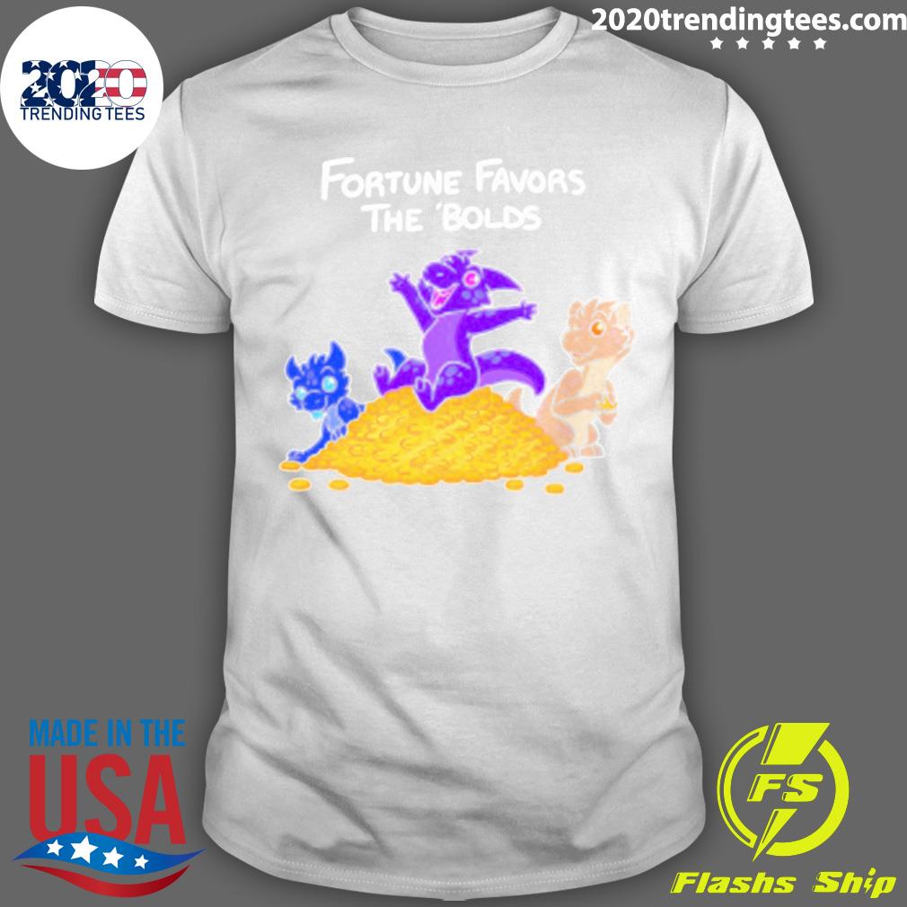 Official fortune Favors The 'bolds - Adult & Kids T-Shirts, Sweatshirts & Hoodies apparel design preview 1
