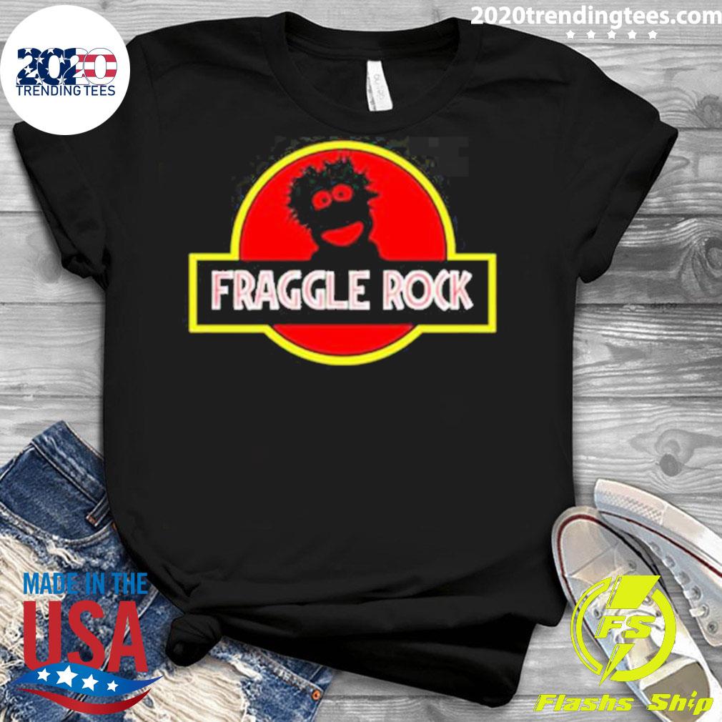 Official fraggle Rock Jurassic Park - Adult & Kids T-Shirts, Sweatshirts & Hoodies apparel design preview 3
