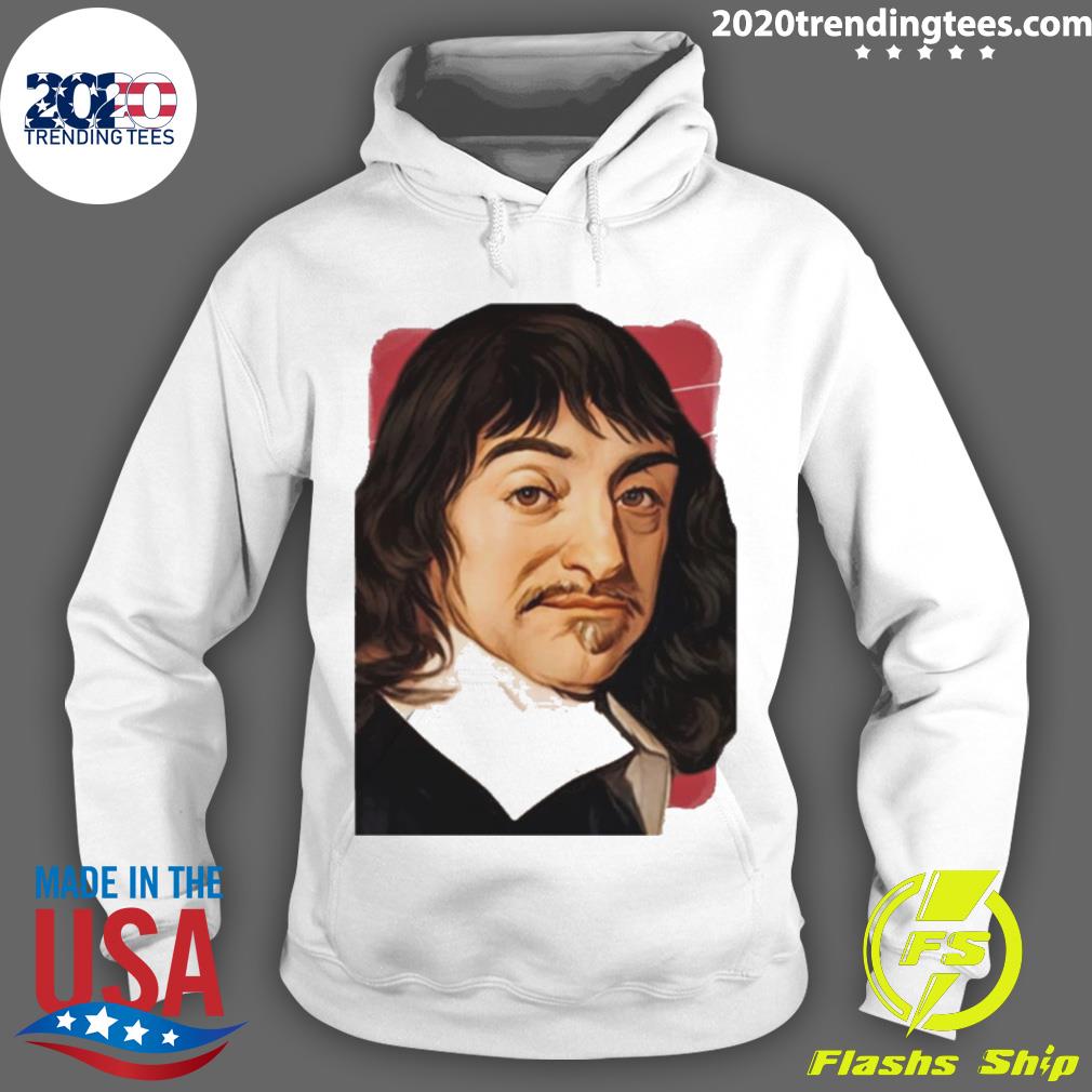 Official french Philosopher René Descartes - Adult & Kids T-Shirts, Sweatshirts & Hoodies apparel design preview 2