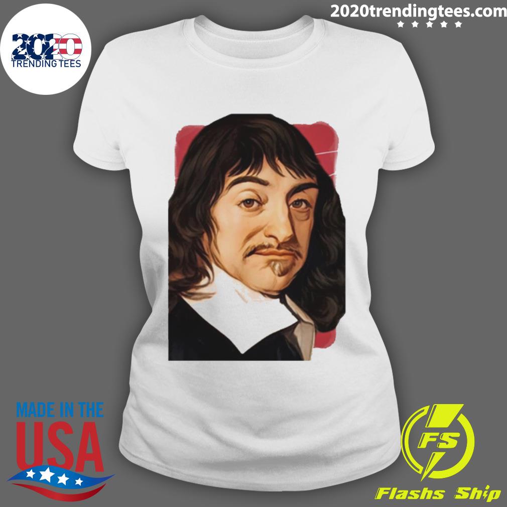 Official french Philosopher René Descartes - Adult & Kids T-Shirts, Sweatshirts & Hoodies apparel design preview 3