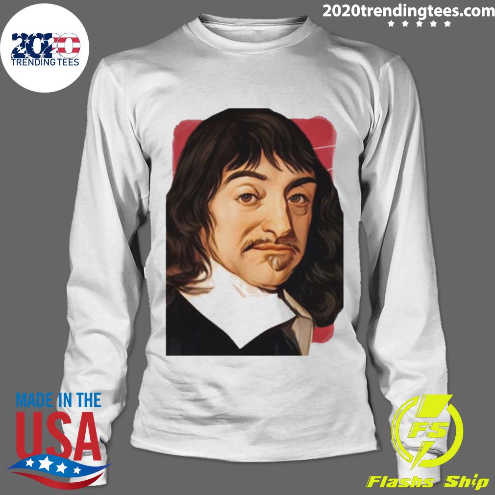 Official french Philosopher René Descartes - Adult & Kids T-Shirts, Sweatshirts & Hoodies apparel design preview 4