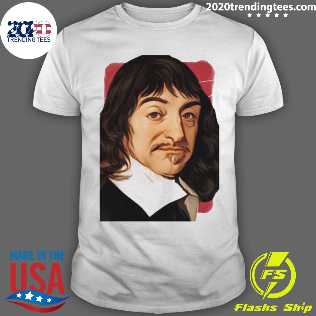 Official french Philosopher René Descartes - Adult & Kids T-Shirts, Sweatshirts & Hoodies apparel design preview 1