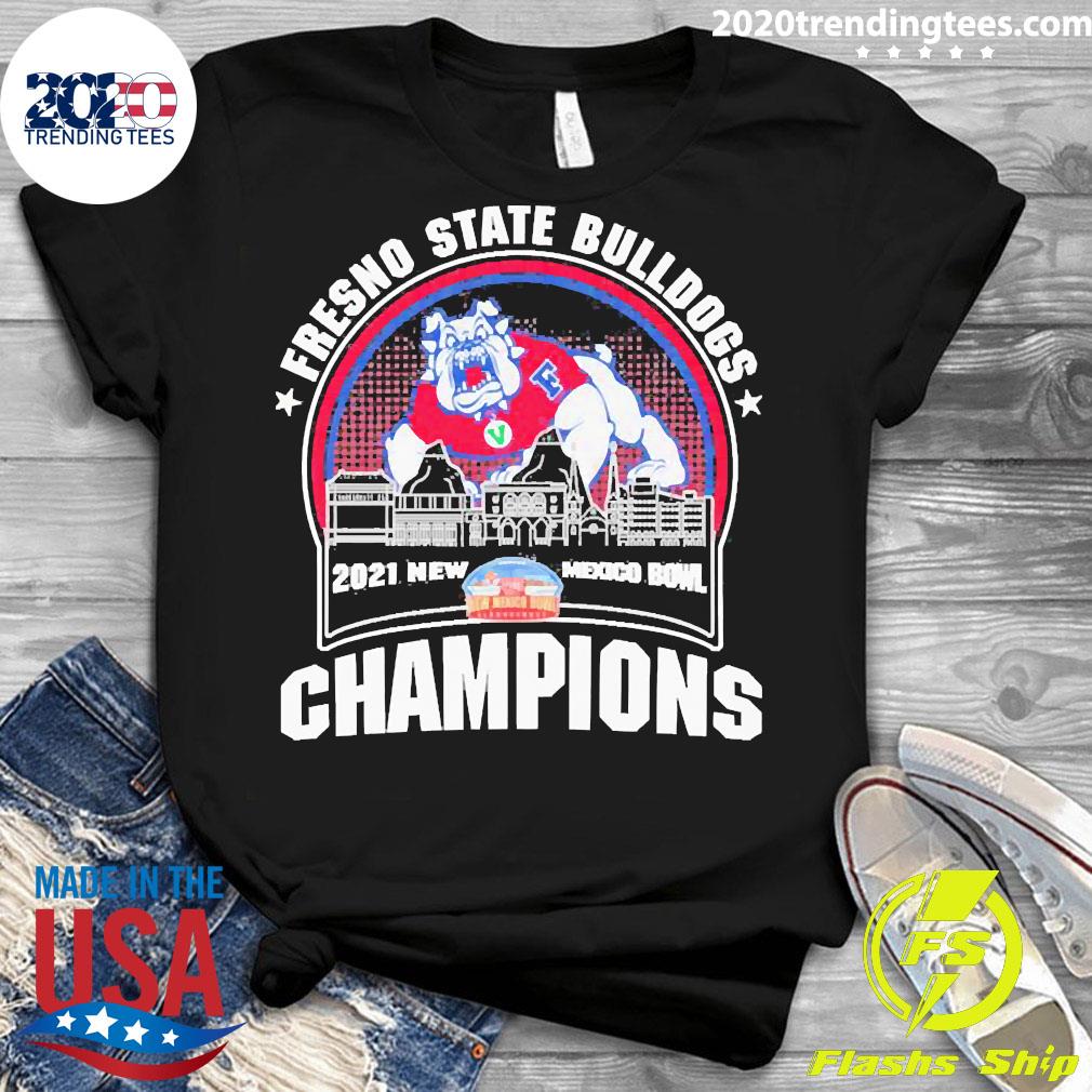 Official Fresno State Bulldogs New Mexico Bowl - Adult & Kids T-Shirts, Sweatshirts & Hoodies apparel design preview 3