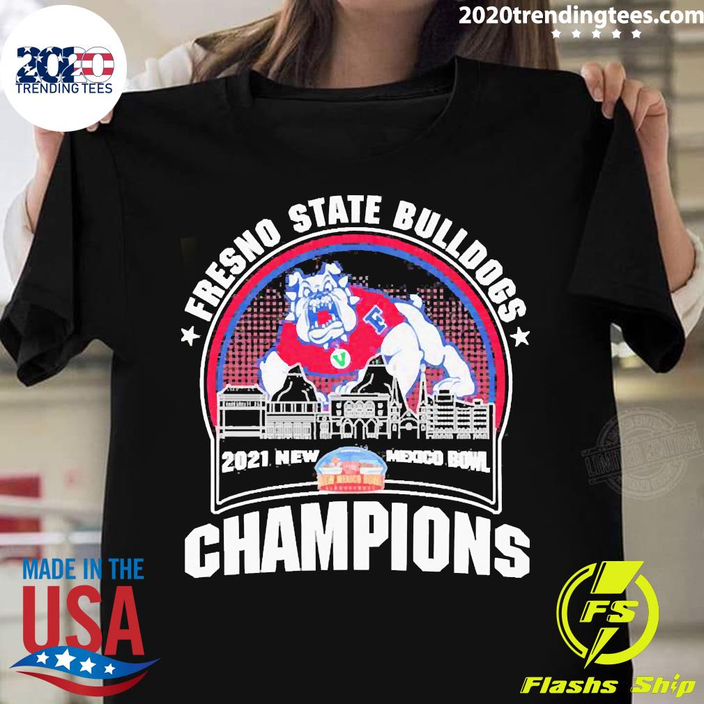 Official Fresno State Bulldogs New Mexico Bowl - Adult & Kids T-Shirts, Sweatshirts & Hoodies apparel design preview 1
