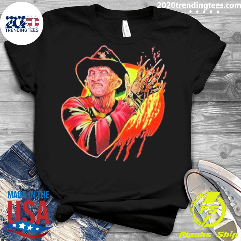 Official fright Rags Freddy Slashed - Adult & Kids T-Shirts, Sweatshirts & Hoodies apparel design preview 3