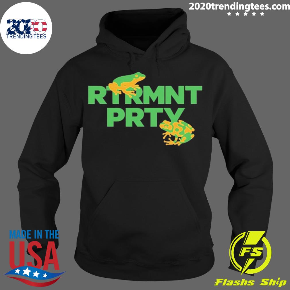 Official frog Rtrmnt Prty - Adult & Kids T-Shirts, Sweatshirts & Hoodies apparel design preview 2