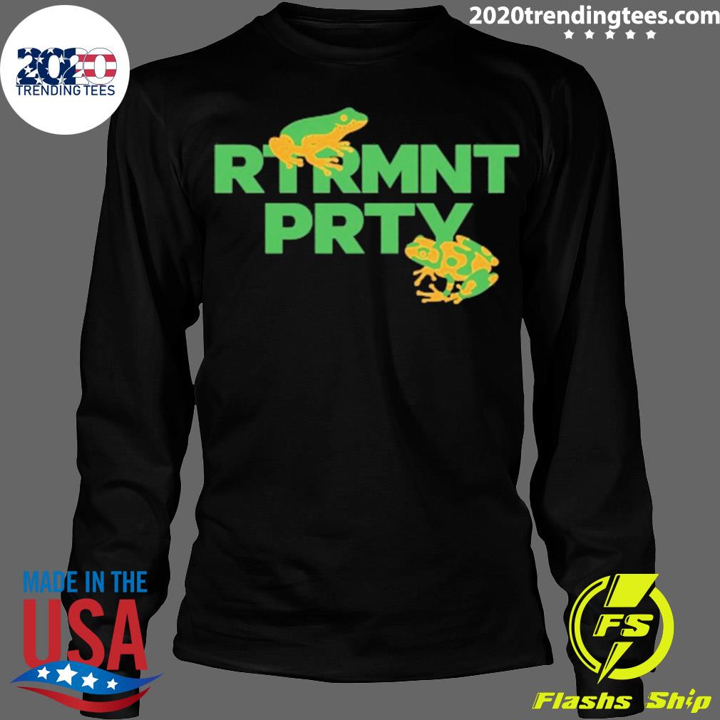 Official frog Rtrmnt Prty - Adult & Kids T-Shirts, Sweatshirts & Hoodies apparel design preview 4