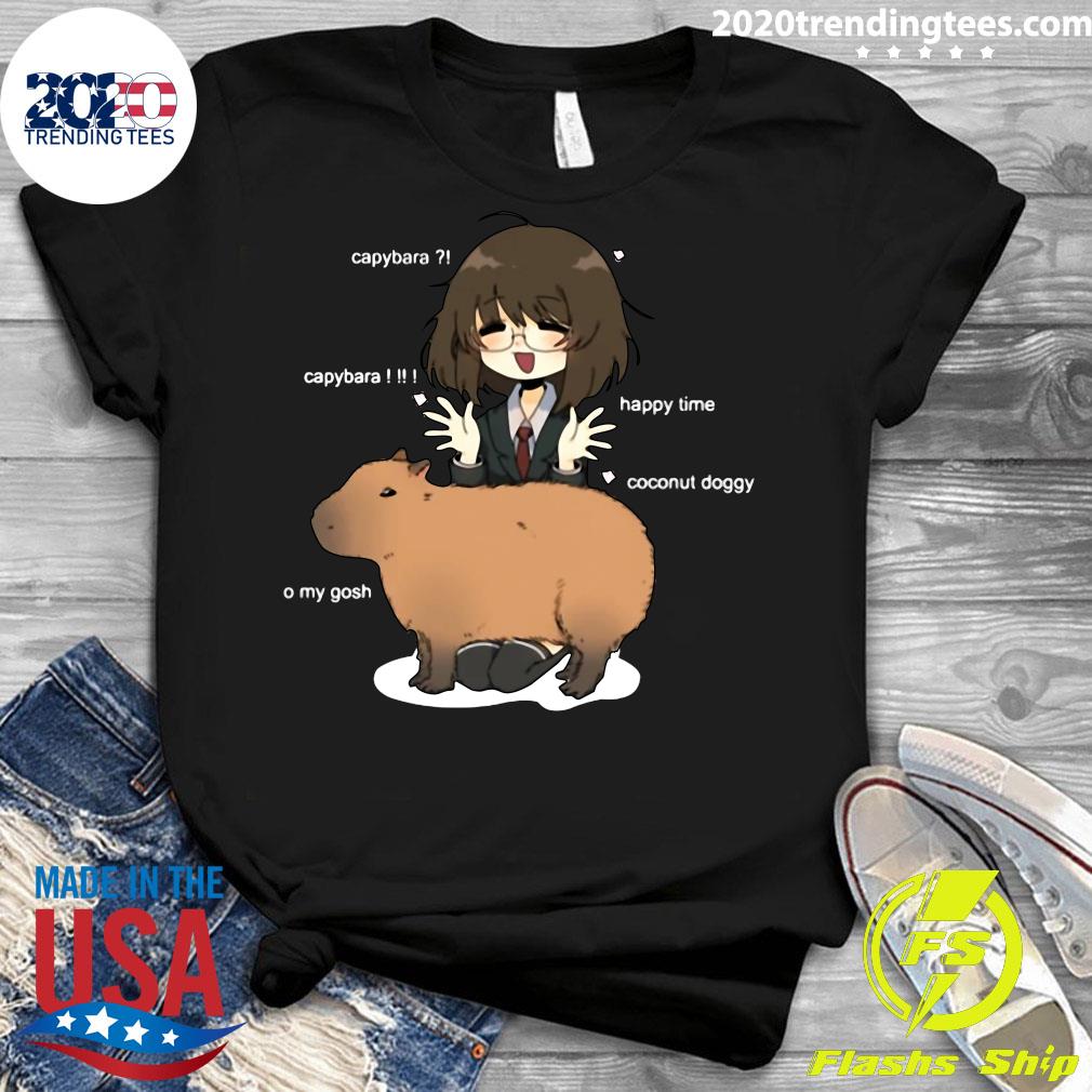 Official Funny Real Capybara Hours - Adult & Kids T-Shirts, Sweatshirts & Hoodies apparel design preview 3