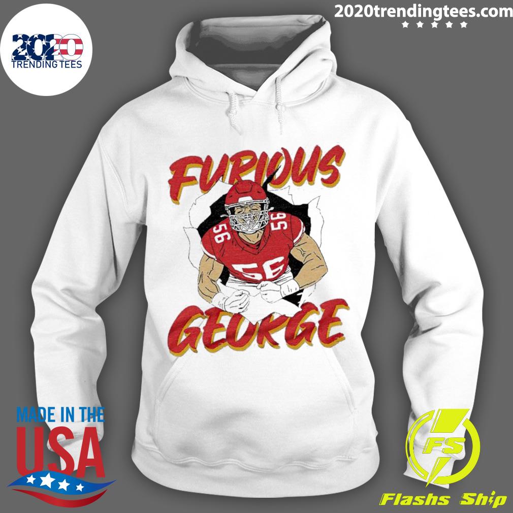 Official furious George Karlaftis Signature - Adult & Kids T-Shirts, Sweatshirts & Hoodies apparel design preview 2