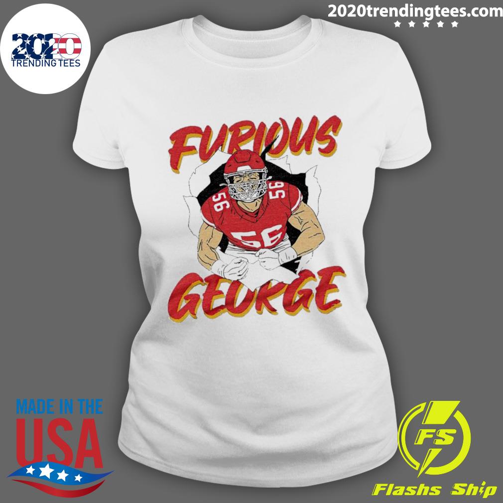 Official furious George Karlaftis Signature - Adult & Kids T-Shirts, Sweatshirts & Hoodies apparel design preview 3