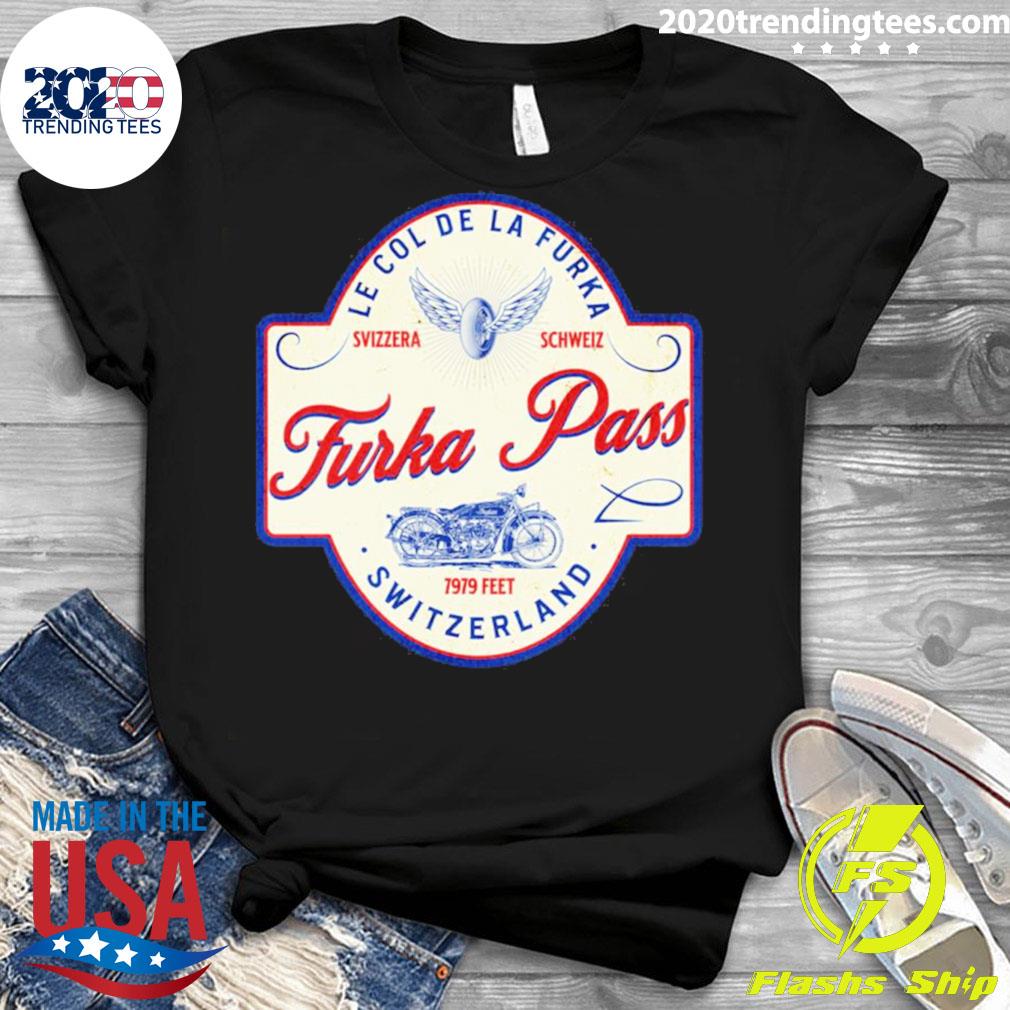 Official furka Pass Badge Switzerland - Adult & Kids T-Shirts, Sweatshirts & Hoodies apparel design preview 3