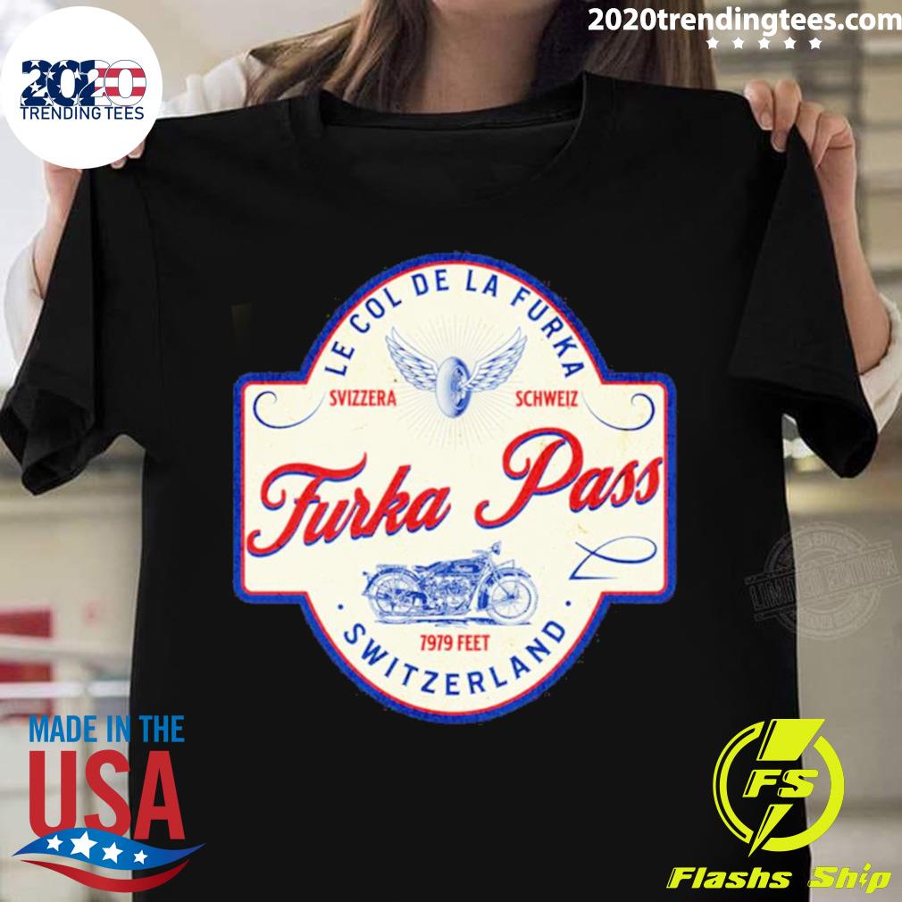 Official furka Pass Badge Switzerland - Adult & Kids T-Shirts, Sweatshirts & Hoodies apparel design preview 1