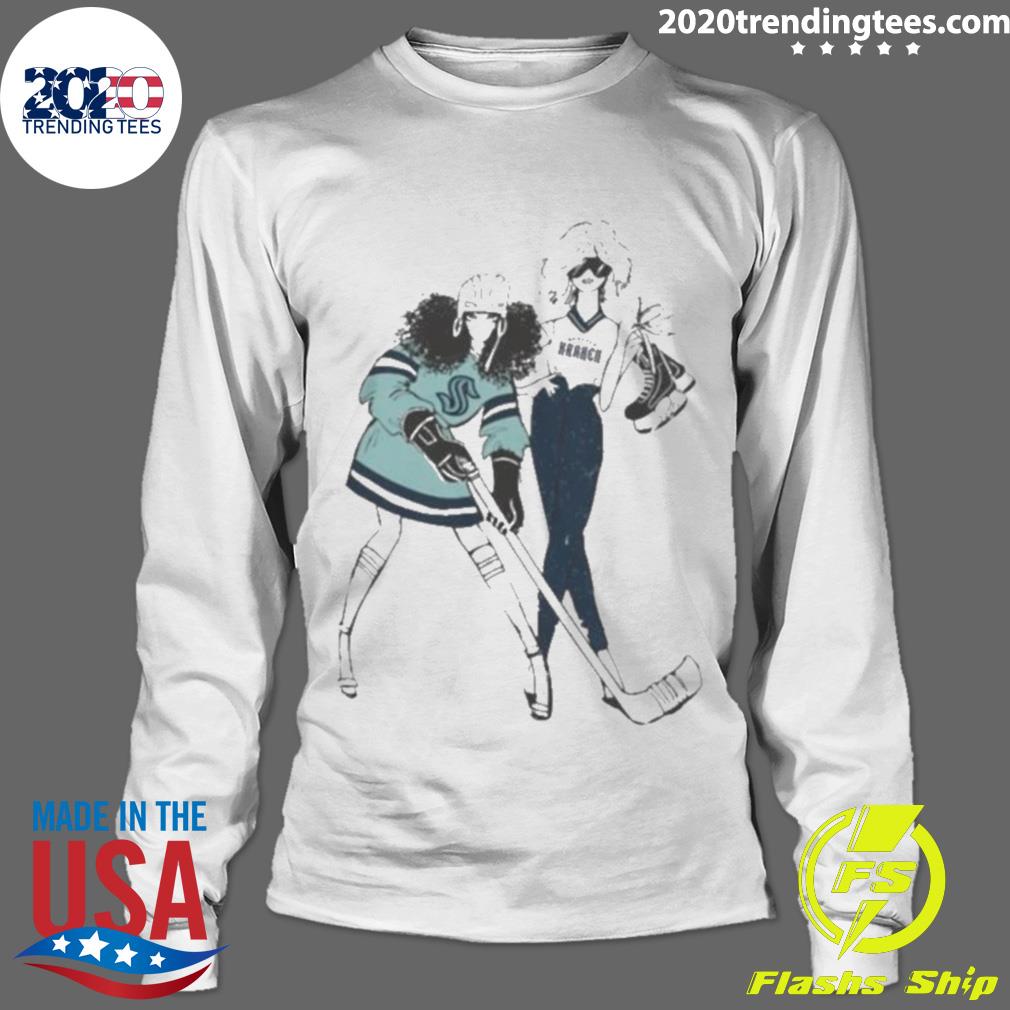 Official g-III 4Her By Carl Banks White Seattle - Adult & Kids T-Shirts, Sweatshirts & Hoodies apparel design preview 4