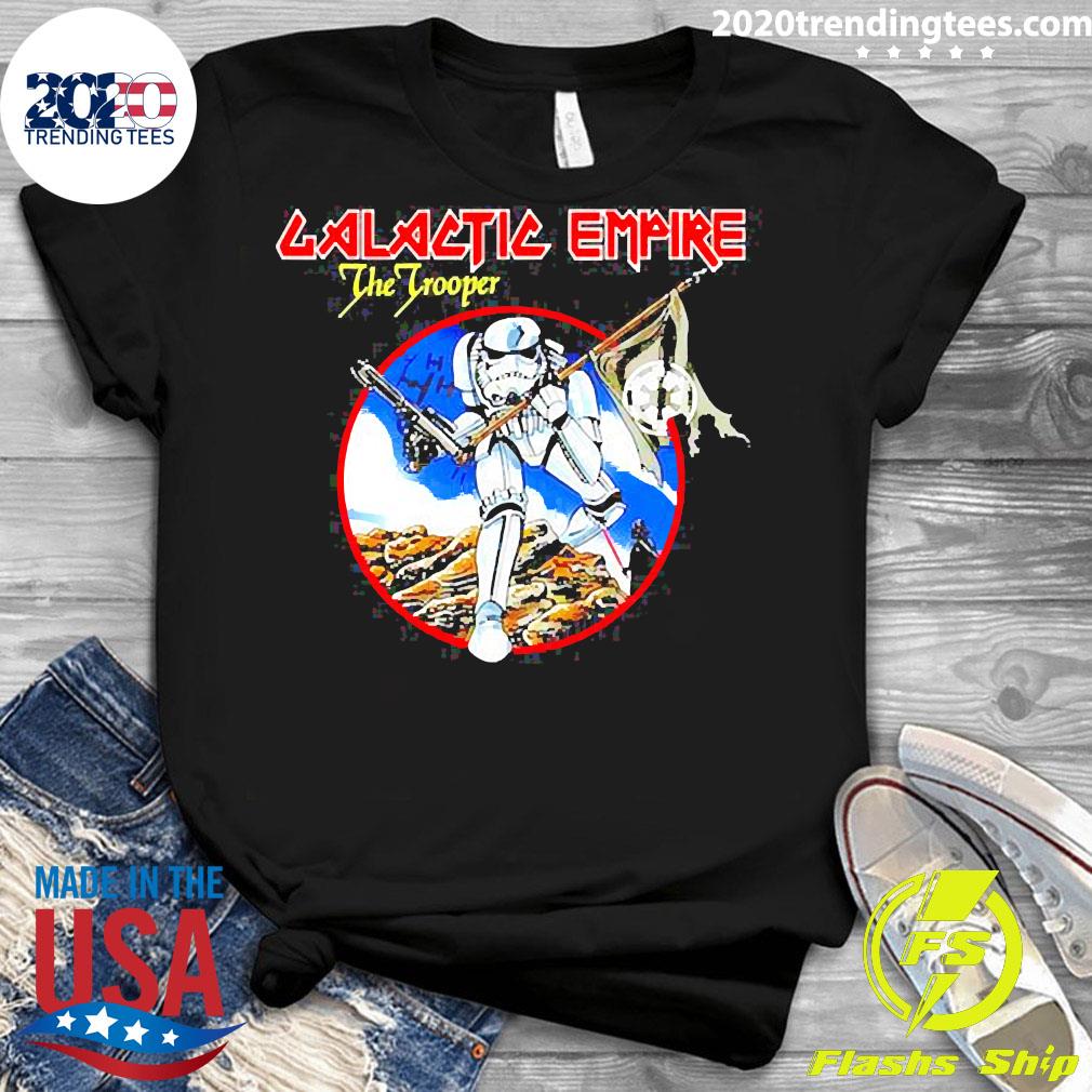 Official galactic Empire The Trooper - Adult & Kids T-Shirts, Sweatshirts & Hoodies apparel design preview 3