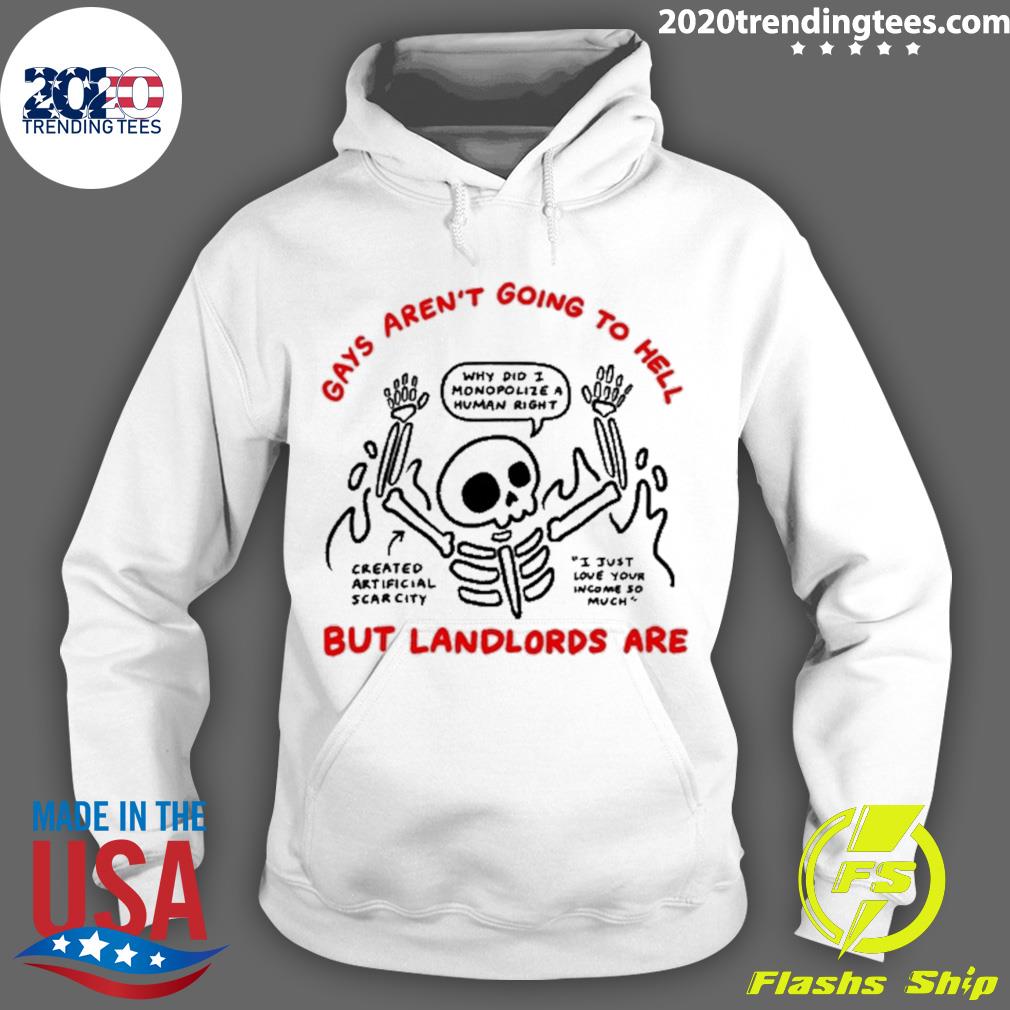 Official gays Aren't Going To Hell But Landlords Are - Adult & Kids T-Shirts, Sweatshirts & Hoodies apparel design preview 2