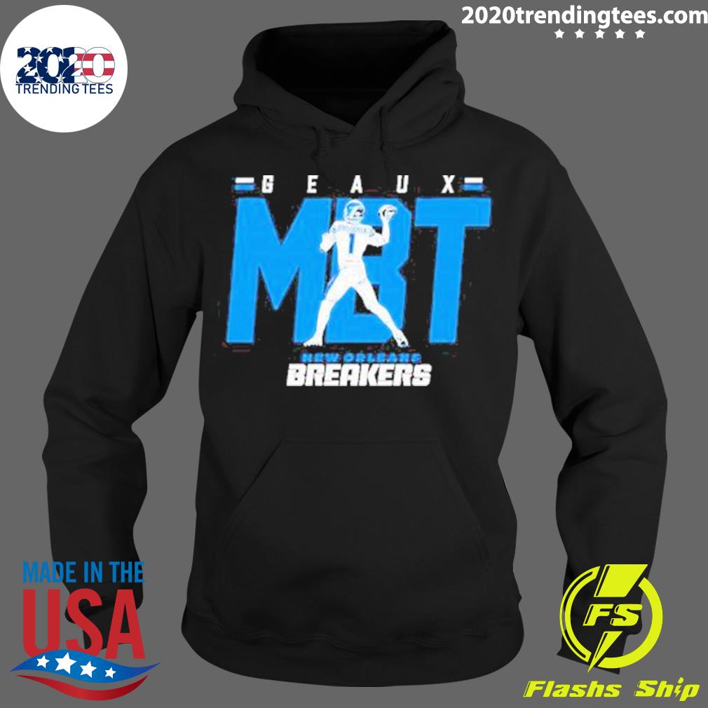 Official geaux New Orleans Breakers McLeod Bethel - Adult & Kids T-Shirts, Sweatshirts & Hoodies apparel design preview 2