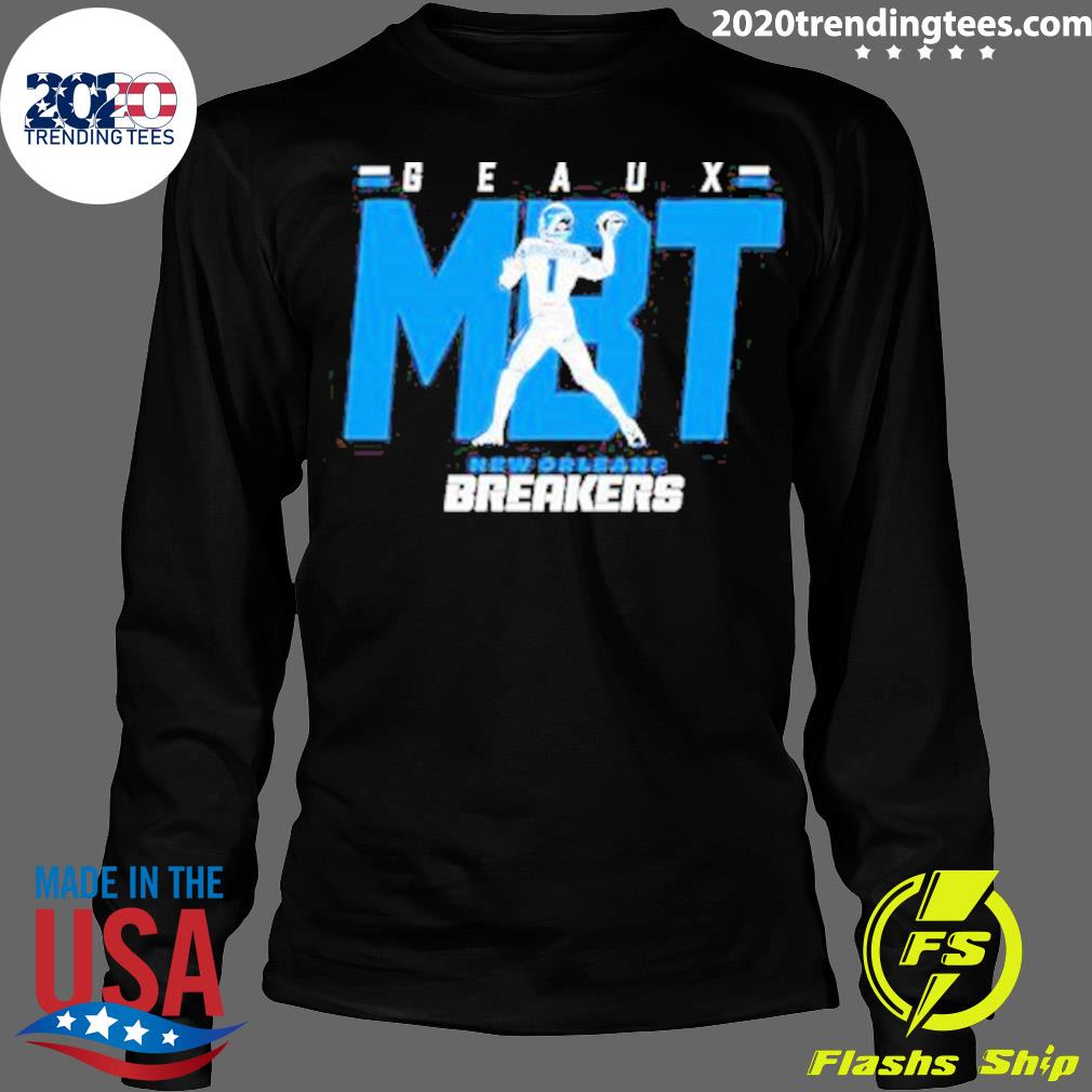Official geaux New Orleans Breakers McLeod Bethel - Adult & Kids T-Shirts, Sweatshirts & Hoodies apparel design preview 4