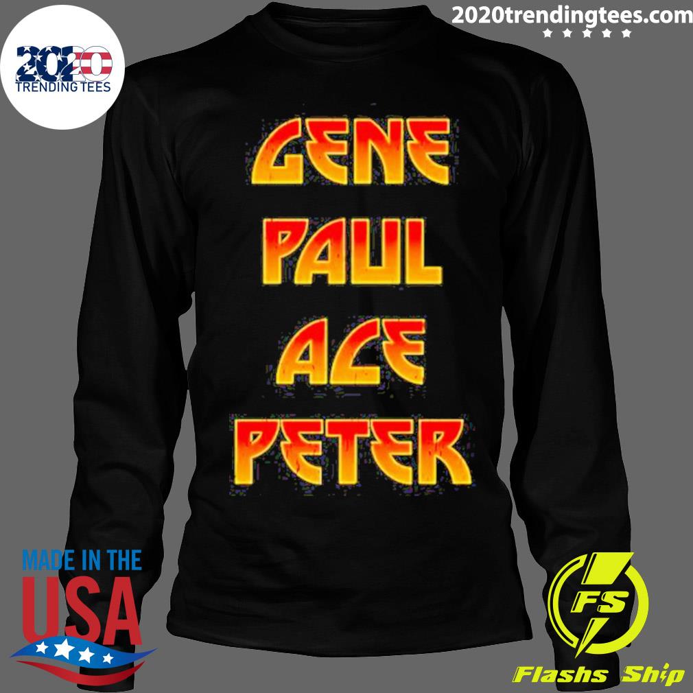 Official gene Paul Ace Peter - Adult & Kids T-Shirts, Sweatshirts & Hoodies apparel design preview 4