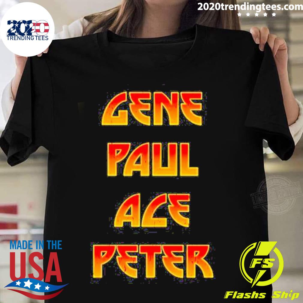 Official gene Paul Ace Peter - Adult & Kids T-Shirts, Sweatshirts & Hoodies apparel design preview 1