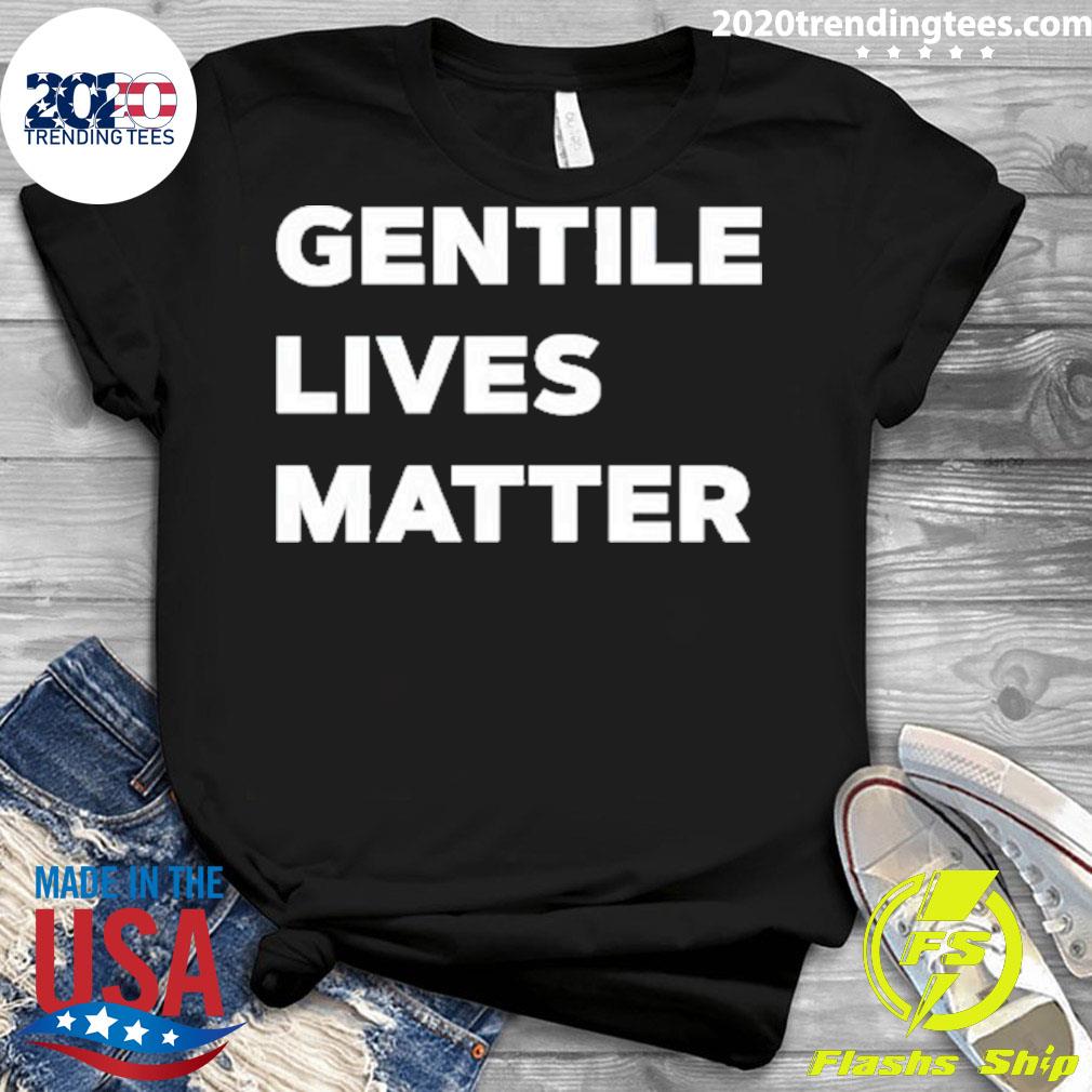 Official gentile Lives Matter New - Adult & Kids T-Shirts, Sweatshirts & Hoodies apparel design preview 3