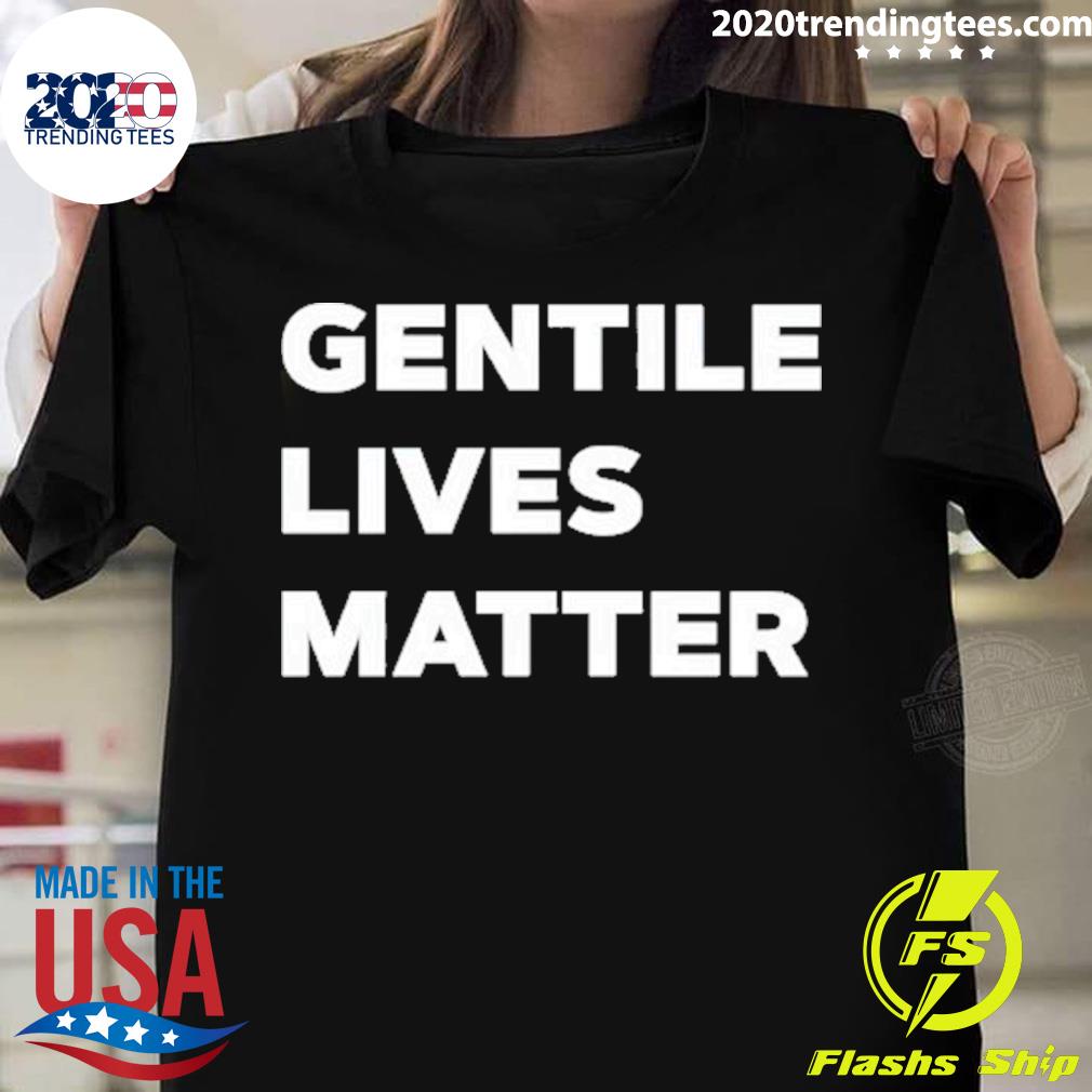 Official gentile Lives Matter New - Adult & Kids T-Shirts, Sweatshirts & Hoodies apparel design preview 1