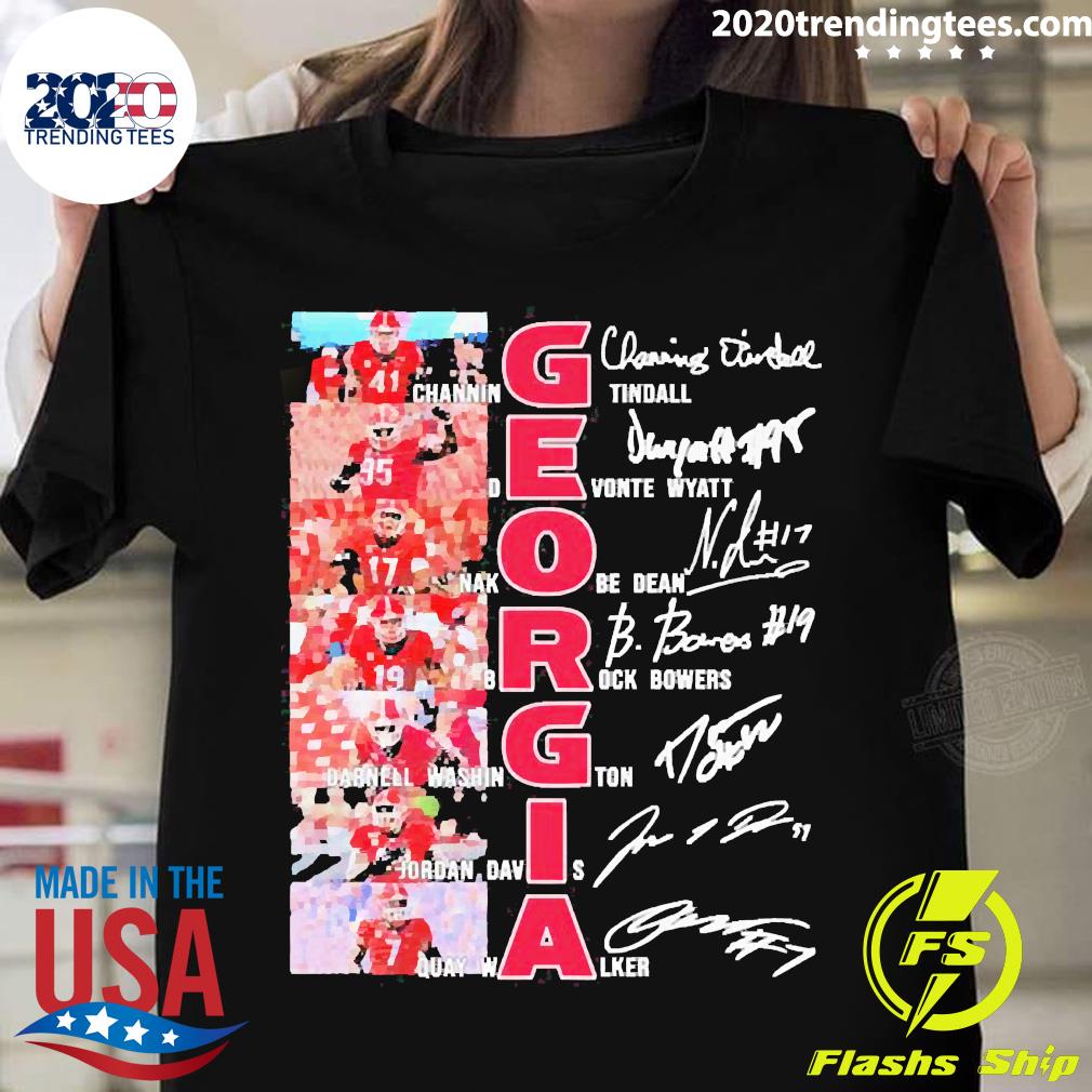 Official Georgia Bulldogs Channing Tindall Devonte - Adult & Kids T-Shirts, Sweatshirts & Hoodies apparel design preview 1