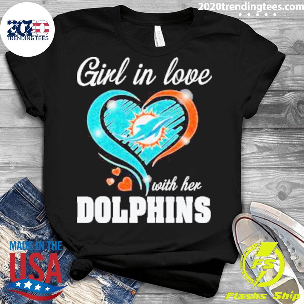 Official get In Love With Her Miami Dolphins - Adult & Kids T-Shirts, Sweatshirts & Hoodies apparel design preview 3