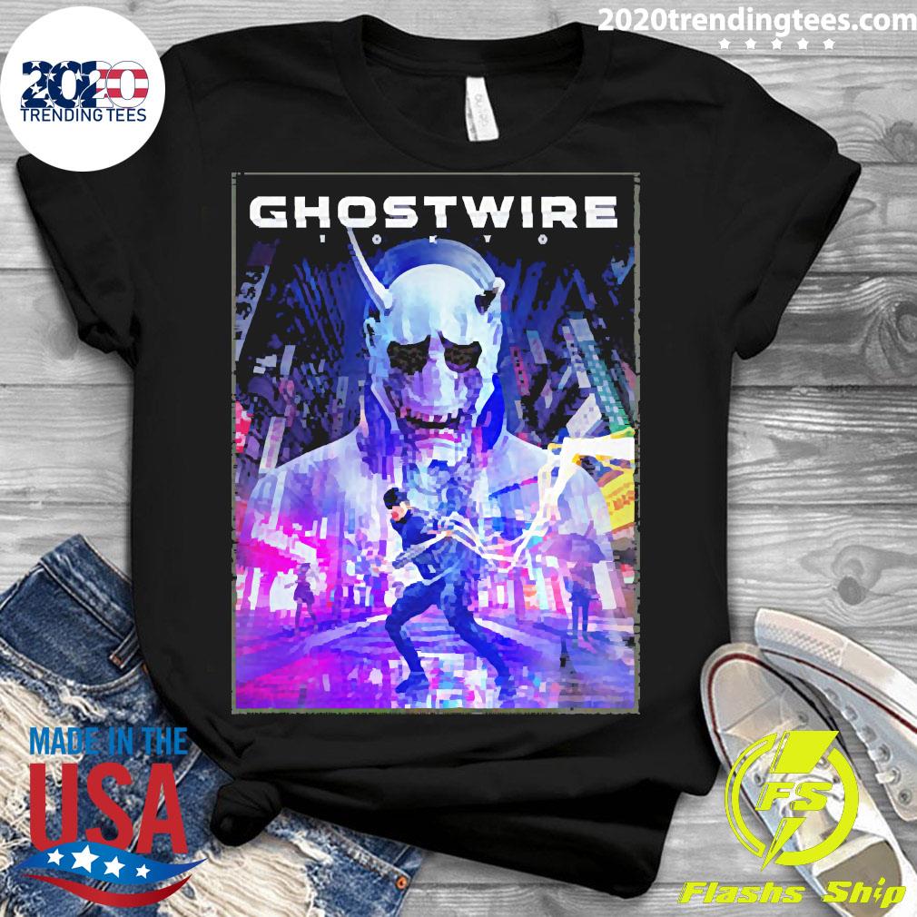 Official GhostWire Tokyo Gaming - Adult & Kids T-Shirts, Sweatshirts & Hoodies apparel design preview 3