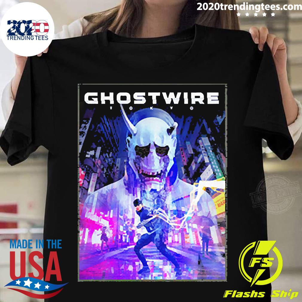 Official GhostWire Tokyo Gaming - Adult & Kids T-Shirts, Sweatshirts & Hoodies apparel design preview 1
