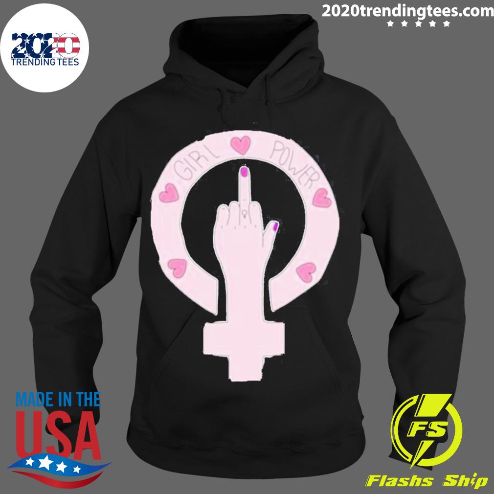 Official gilrs Power Fuck - Adult & Kids T-Shirts, Sweatshirts & Hoodies apparel design preview 2