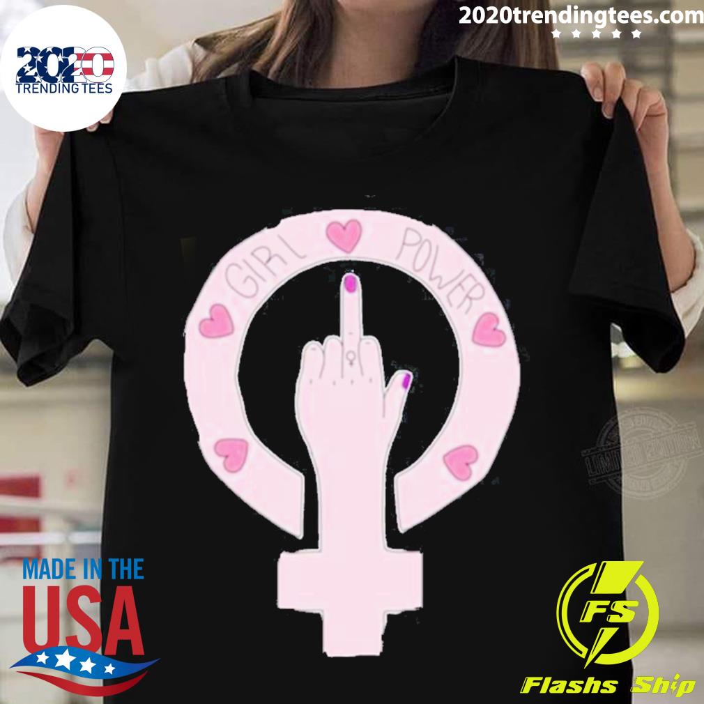 Official gilrs Power Fuck - Adult & Kids T-Shirts, Sweatshirts & Hoodies apparel design preview 1