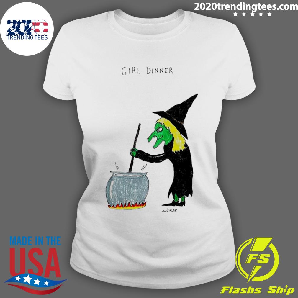 Official girl Dinner Witch - Adult & Kids T-Shirts, Sweatshirts & Hoodies apparel design preview 3